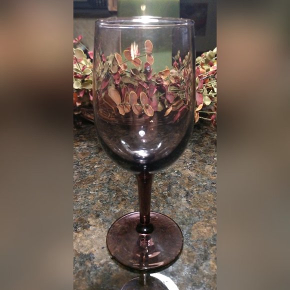 Vintage Libbey Brandy/Wine Amethyst Wine Glasses-4 - Picture 2 of 3